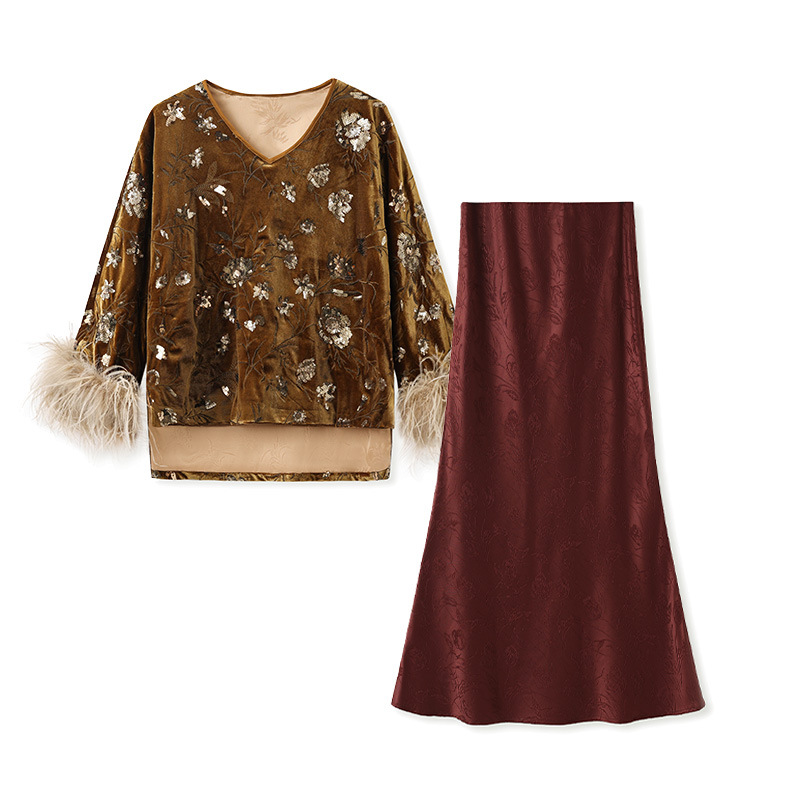 Silk Blouse - Set camicetta invernale con polsini in
