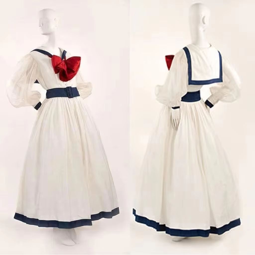 Evening Gown - Abito da ballo vittoriano anni '1900,