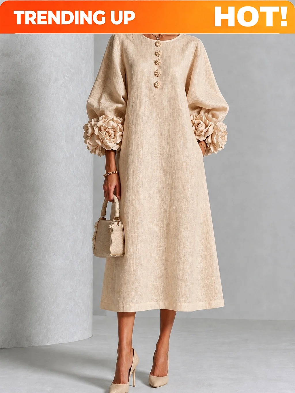 Midi Dress - Abito Midi Elegante da Donna in