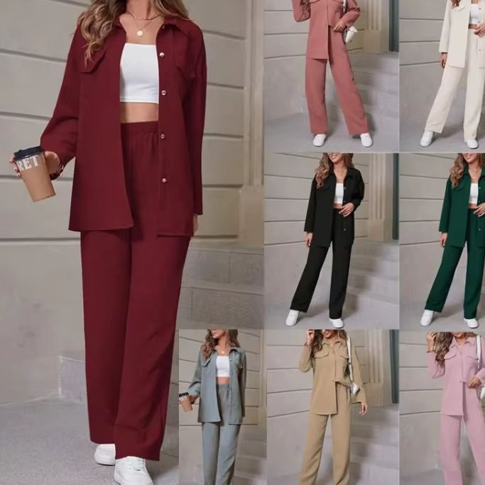 Womens Blazer - Nuovi Completi Due Pezzi Primavera-Autunno, Cardigan
