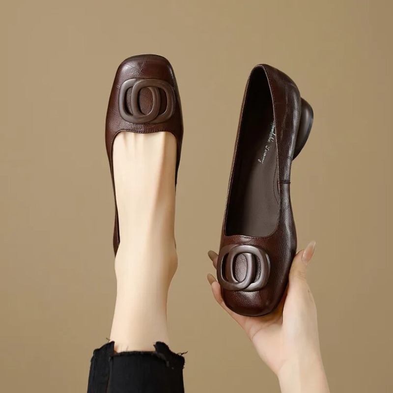 Womens Heels - Scarpe da Donna in Stile Francese,