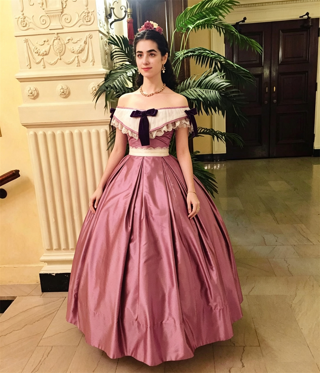 Evening Gown - Abito da Sera Retrò Vittoriano da