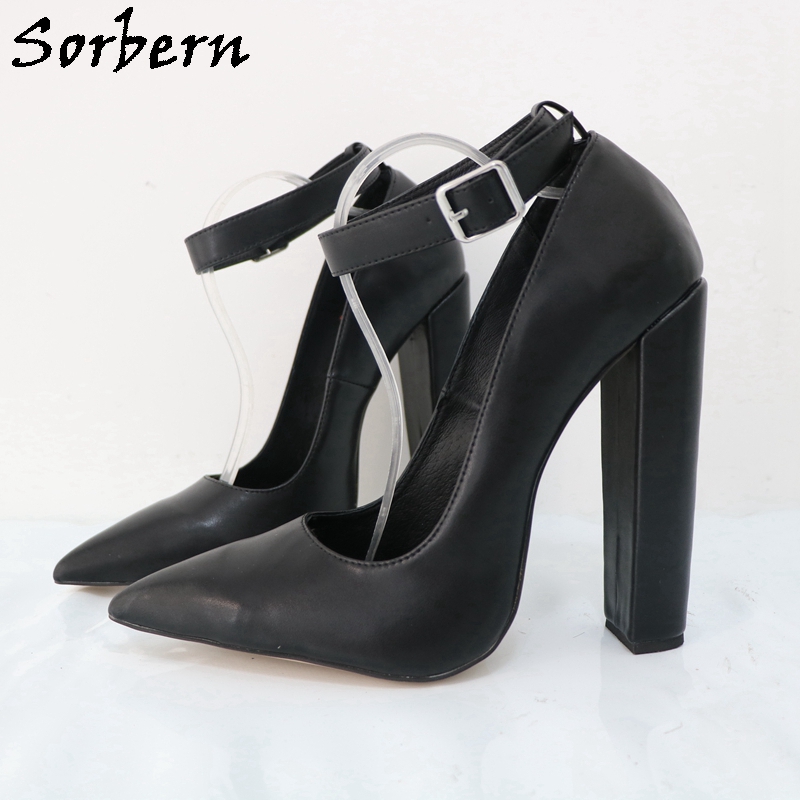Pump Heel Block - Sorbern Large Size Eu47 scarpe da