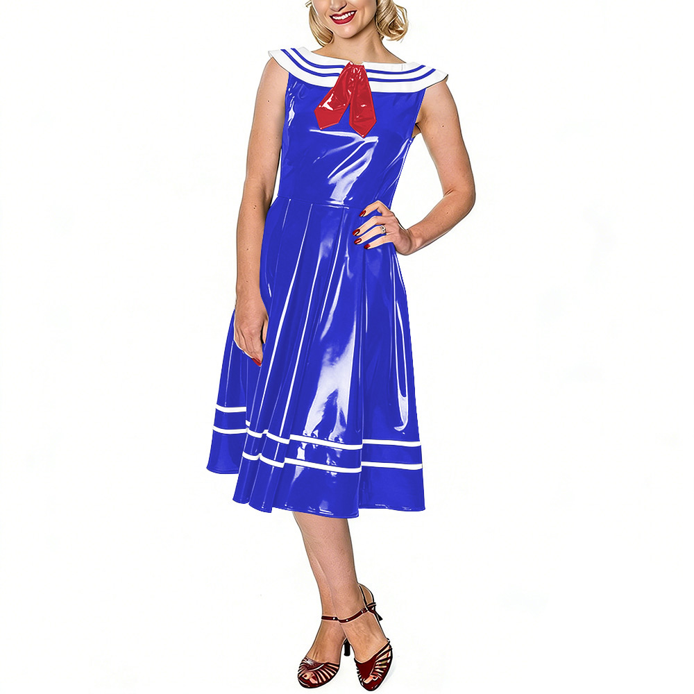 Midi Dress - Abito Vintage da Marinaio per Donne