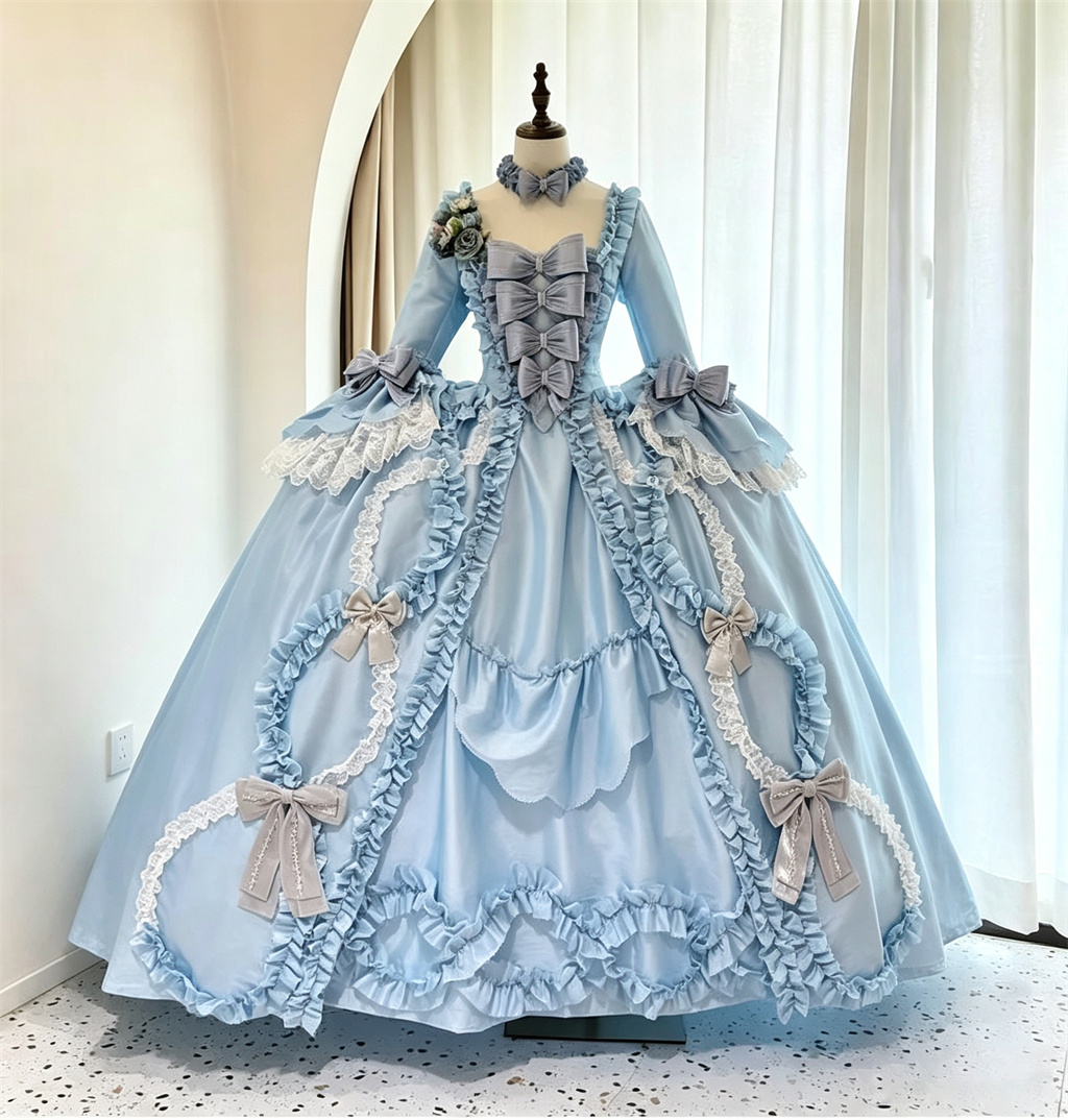 Abito Rococò Blu del XVIII Sec - Evening Gown recensione e prezzo