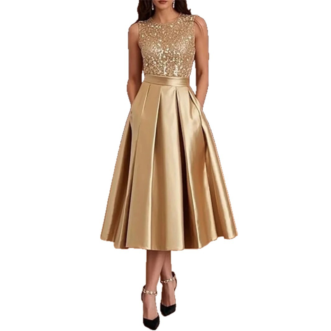 Abito Midi in Raso Bordeaux co - Midi Dress recensione e prezzo