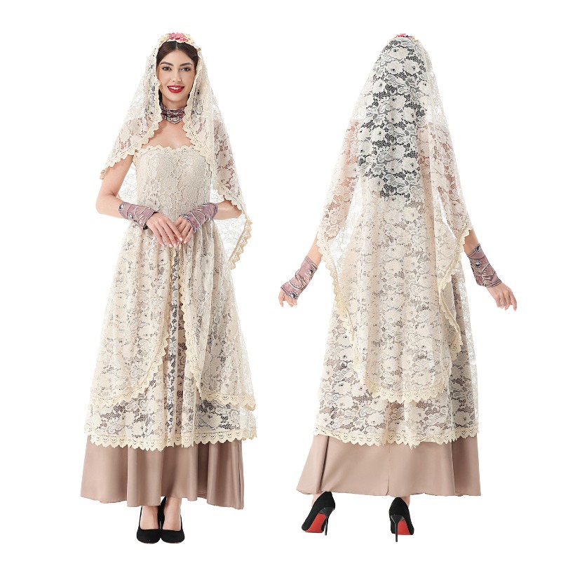 Abito lungo vintage in pizzo p - Wedding Dress recensione e prezzo