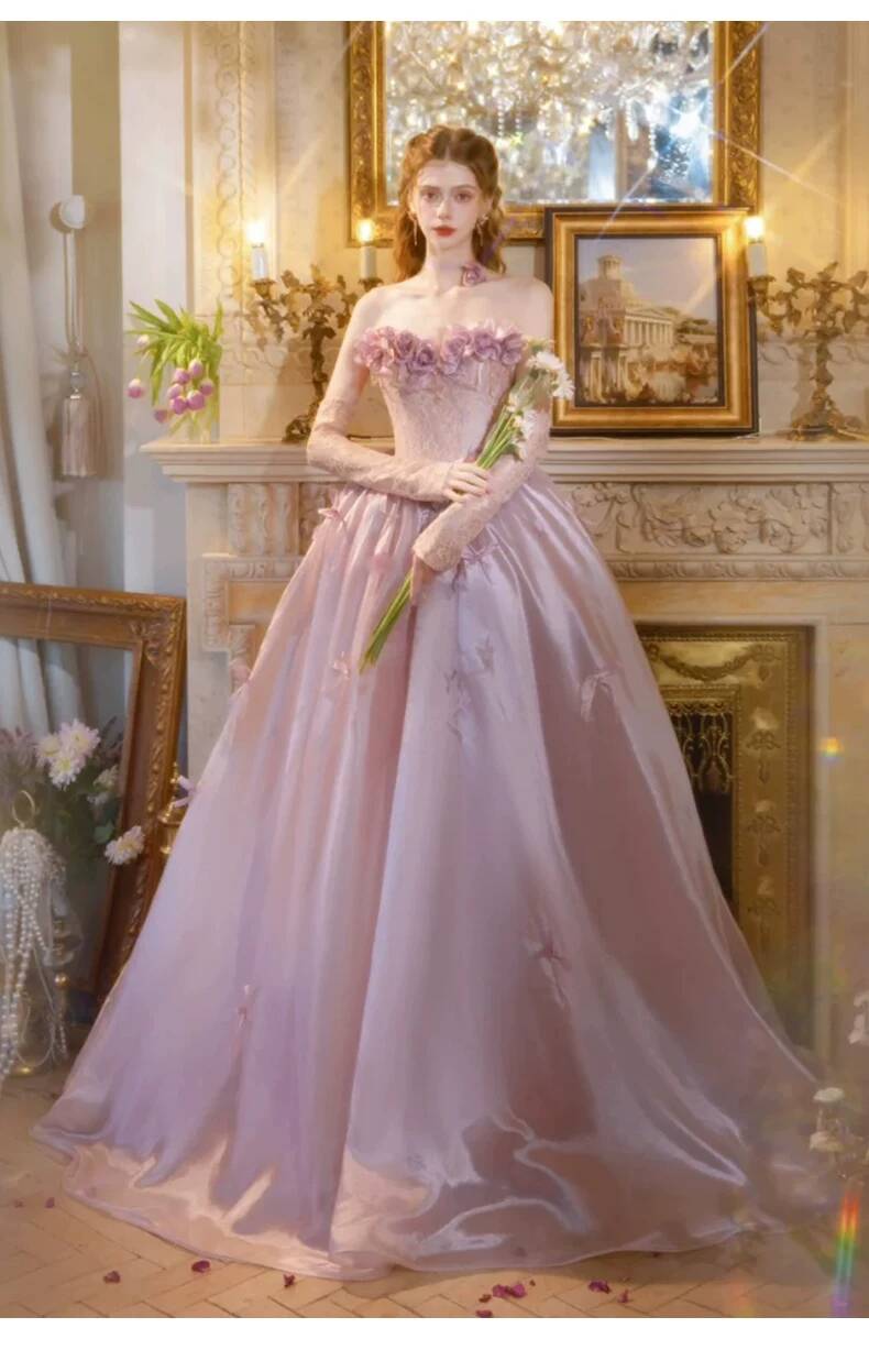 Abito da ballo vintage rosa an - Formal Dress recensione e prezzo
