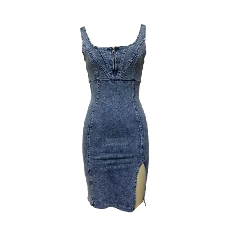 Abito Vintage Slim Fit in Deni - Midi Dress recensione e prezzo