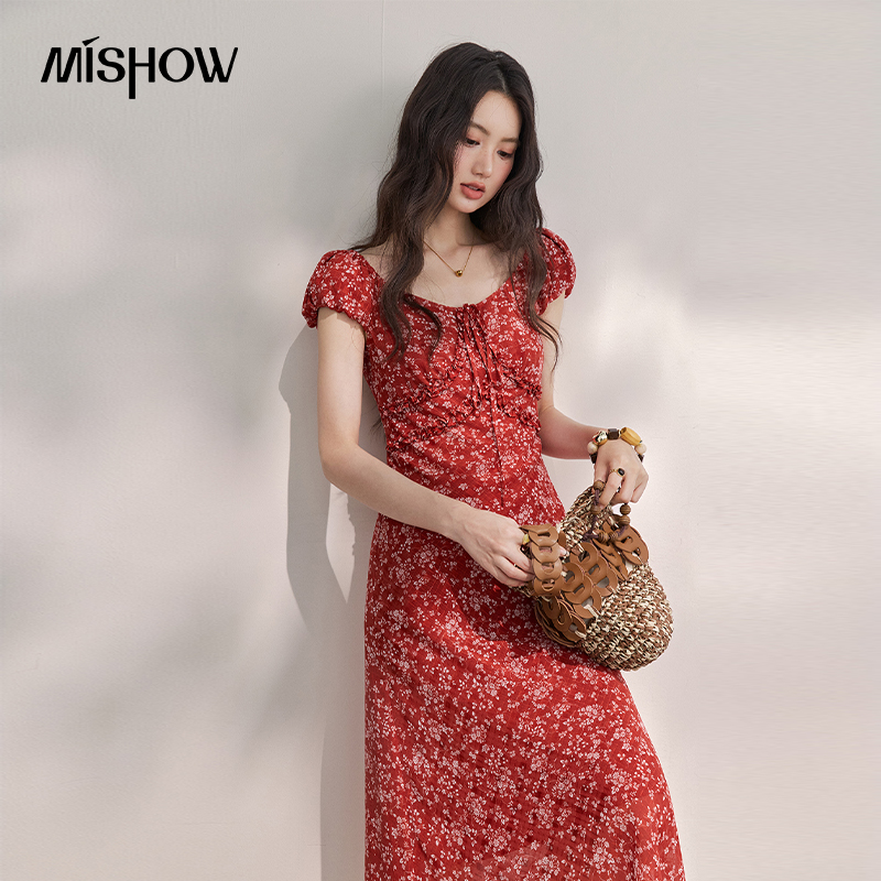 MISHOW Abito Midi Vintage da D - Women'S Red Formal Wear recensione e prezzo
