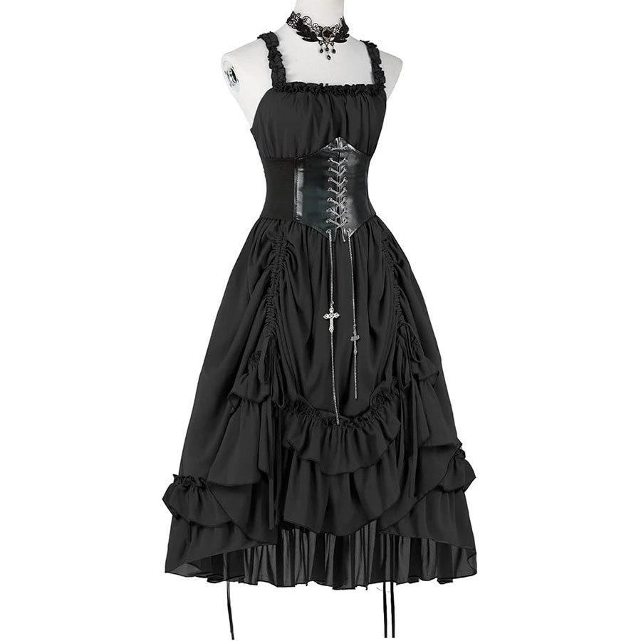 Abito Gotico da Donna con Cors - Midi Dress recensione e prezzo