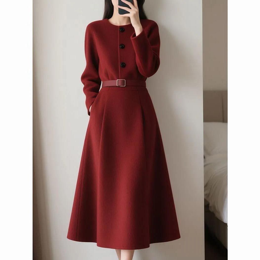 Abito lungo a maniche lunghe c - Women'S Red Formal Wear recensione e prezzo