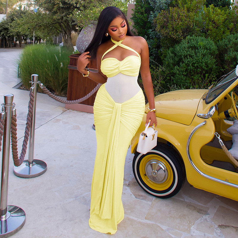 Abito Bodycon Halter Senza Sch - Midi Dress recensione e prezzo
