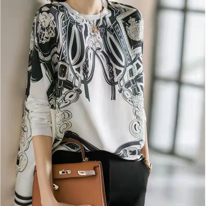 Top in seta simulata con effet - Silk Blouse recensione e prezzo
