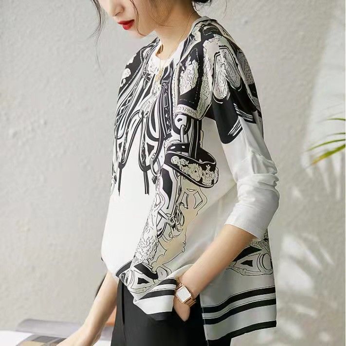 Top in seta simulata con effet - Silk Blouse recensione e prezzo