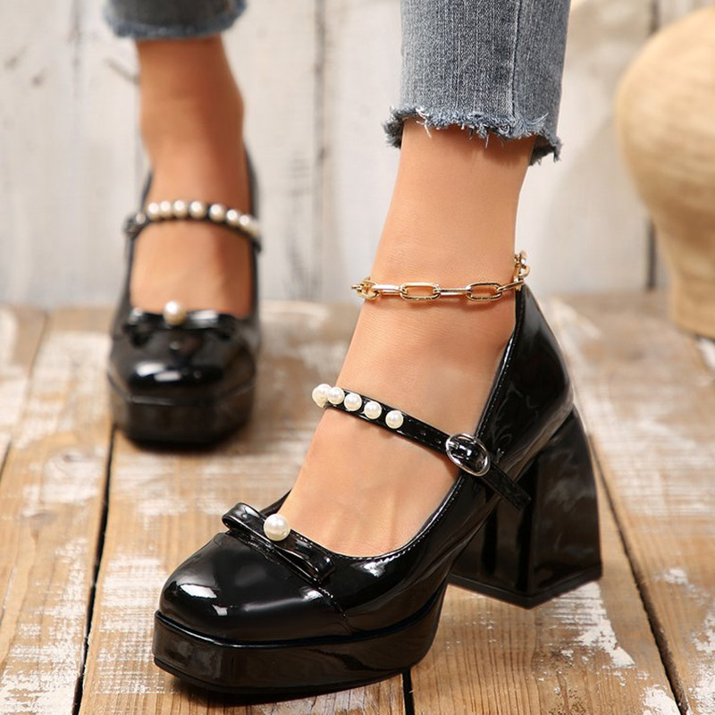Marchio di lusso tacco largo M - Pump Heel Block recensione e prezzo