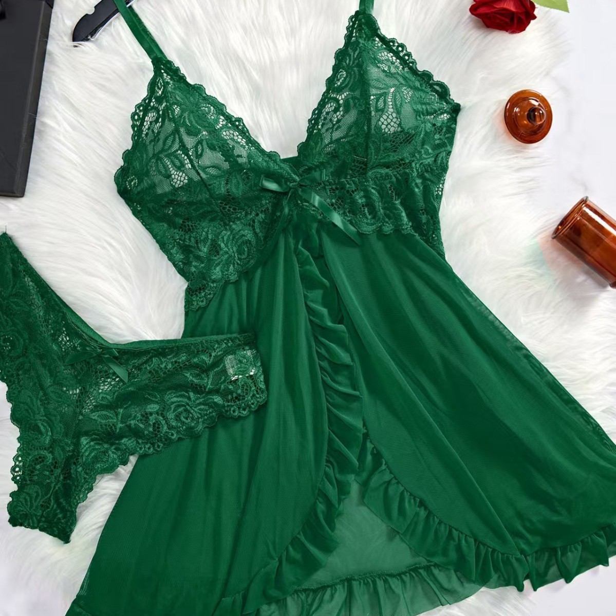 Intimo da notte sensuale, cano - Lace Dress recensione e prezzo