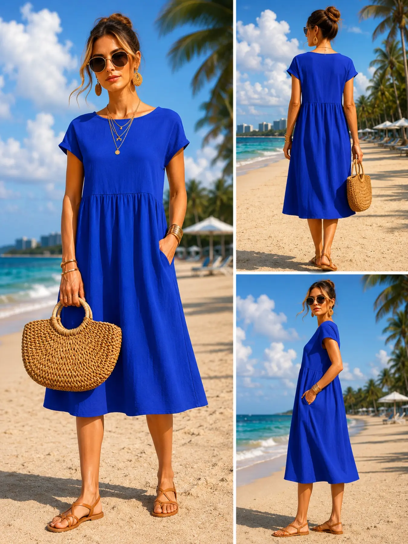 Abito midi casual da donna con - Midi Dress recensione e prezzo