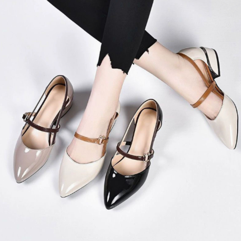 Scarpe da Donna Bicolore con C - Pump Heel Block recensione e prezzo
