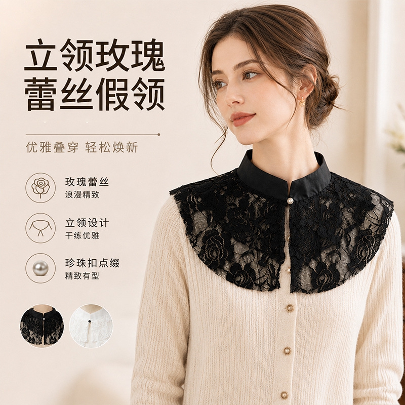 Elegante Colletto Finto in Piz - Lace Dress recensione e prezzo